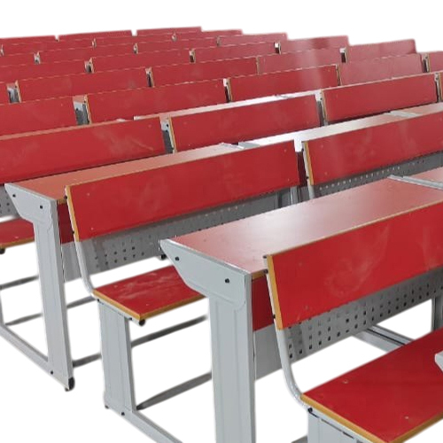 Delhi Govt Classroom Desk - Color: White And Blue
