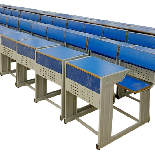 School Exam Desk - Color: Blue