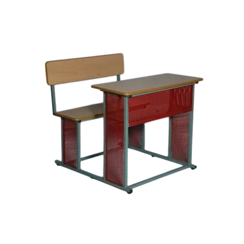 Brown Double Joint School Desk - Feature: Corrosion Resistance