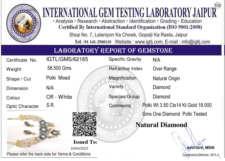 14kt Gold Uncut Open Polki Chick Se