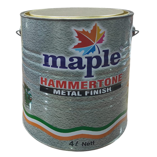 4 Liter Hammertone Metal Finish Paint - Application: Household