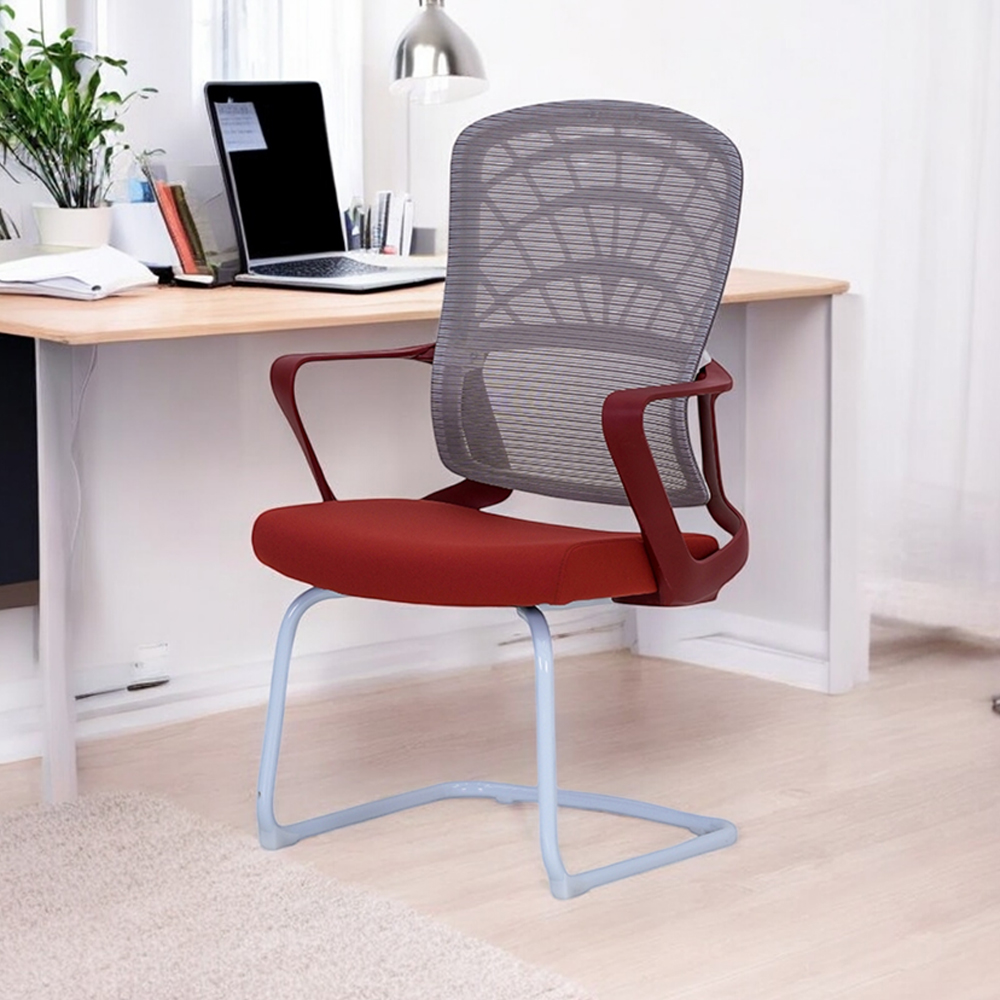 Royaloak Rome Italian Mesh Visitor Chair | High Grade Nylon Mesh - Cr8029 - Assembly: Carpenter Assembly