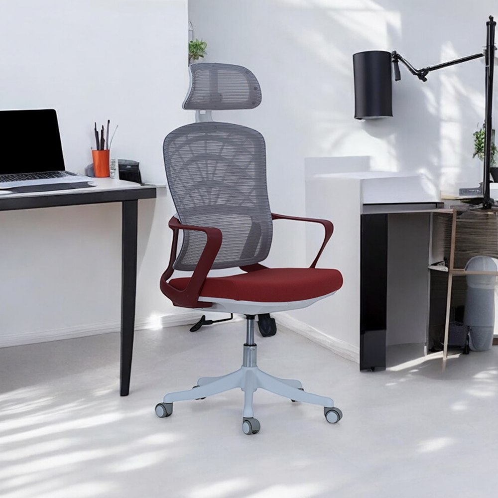 Royaloak Rome Italian Mesh Office Chair | High Grade Nylon Mesh - Cr8027 - Assembly: Carpenter Assembly