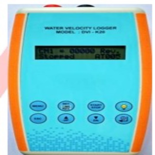 Silver And Yellow Pygmy Type Propelllor Water Current Meter
