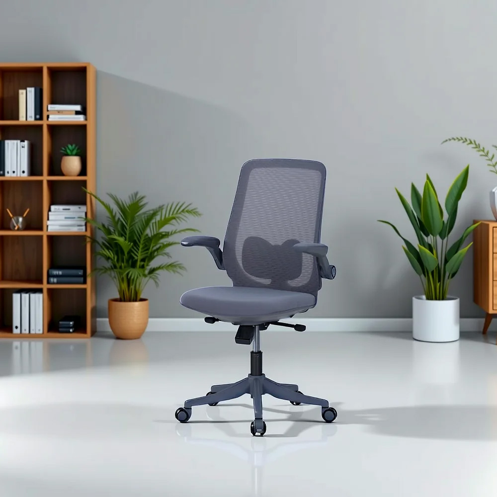 Royaloak Venice Italian Computer Chair V3|High Grade Nylon Mesh - Cr8036 - Color: Grey