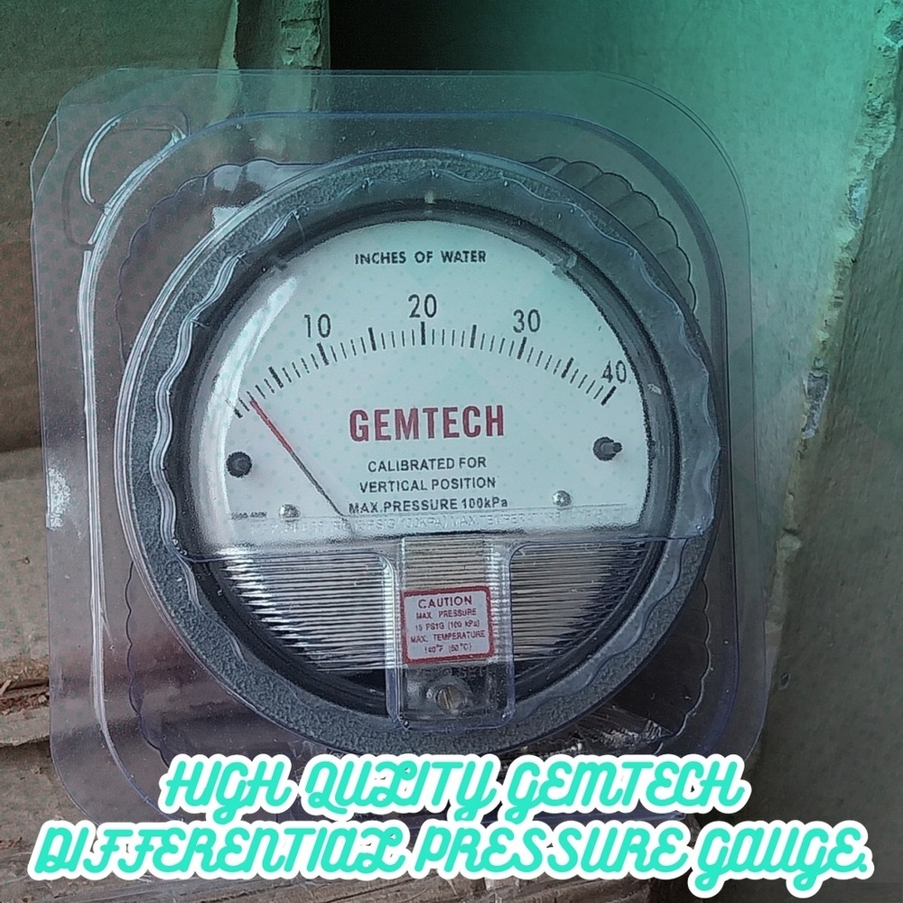 GEMTECH Differential Pressure Gauge Wholesaler From Aizawl Mizoram