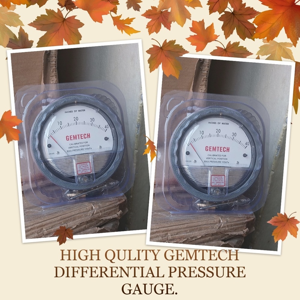 GEMTECH Differential Pressure Gauge Wholesaler From Aizawl Mizoram
