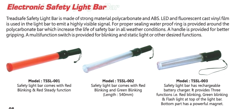 electronic safety light bar