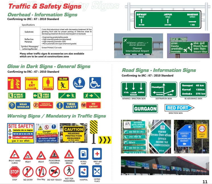 road safety signs