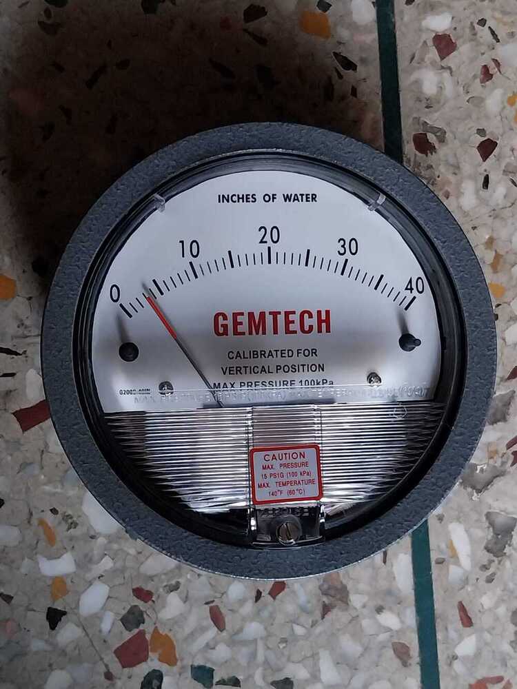 GEMTECH Differential Pressure Gauge Wholesaler From Srinagar Jammu and Kashmir