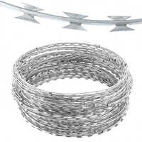 Razor Blade Concertina Wire Coil - Application: Defense Area