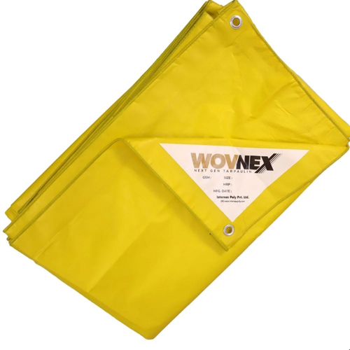 Wovnex Woven Coated Yellow HDPE Tarpaulin