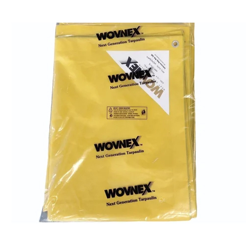 WOVNEX Woven Coated Yellow Tarpaulin