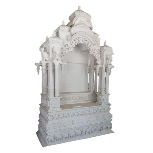 Makrana White Marble Home Temple