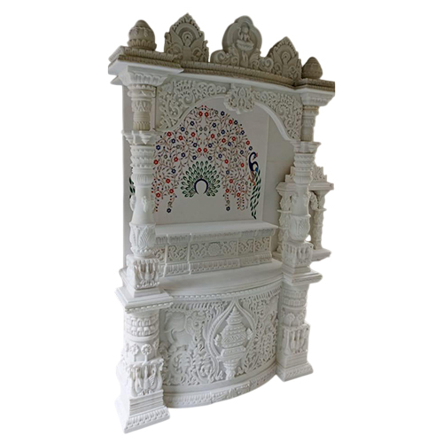 Indoor White Carving Marble Temple - Finishing: Polishing