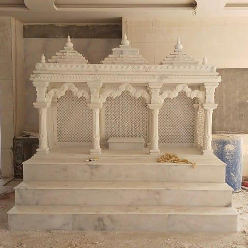 White Marble Stone Temple - Size: Customized