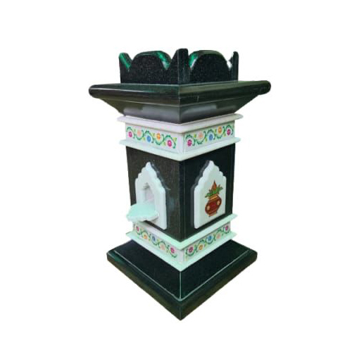 Marble Stone Tulsi Pot - Size: Customized