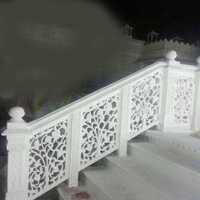White Marble Stone Railing - Size: Customized