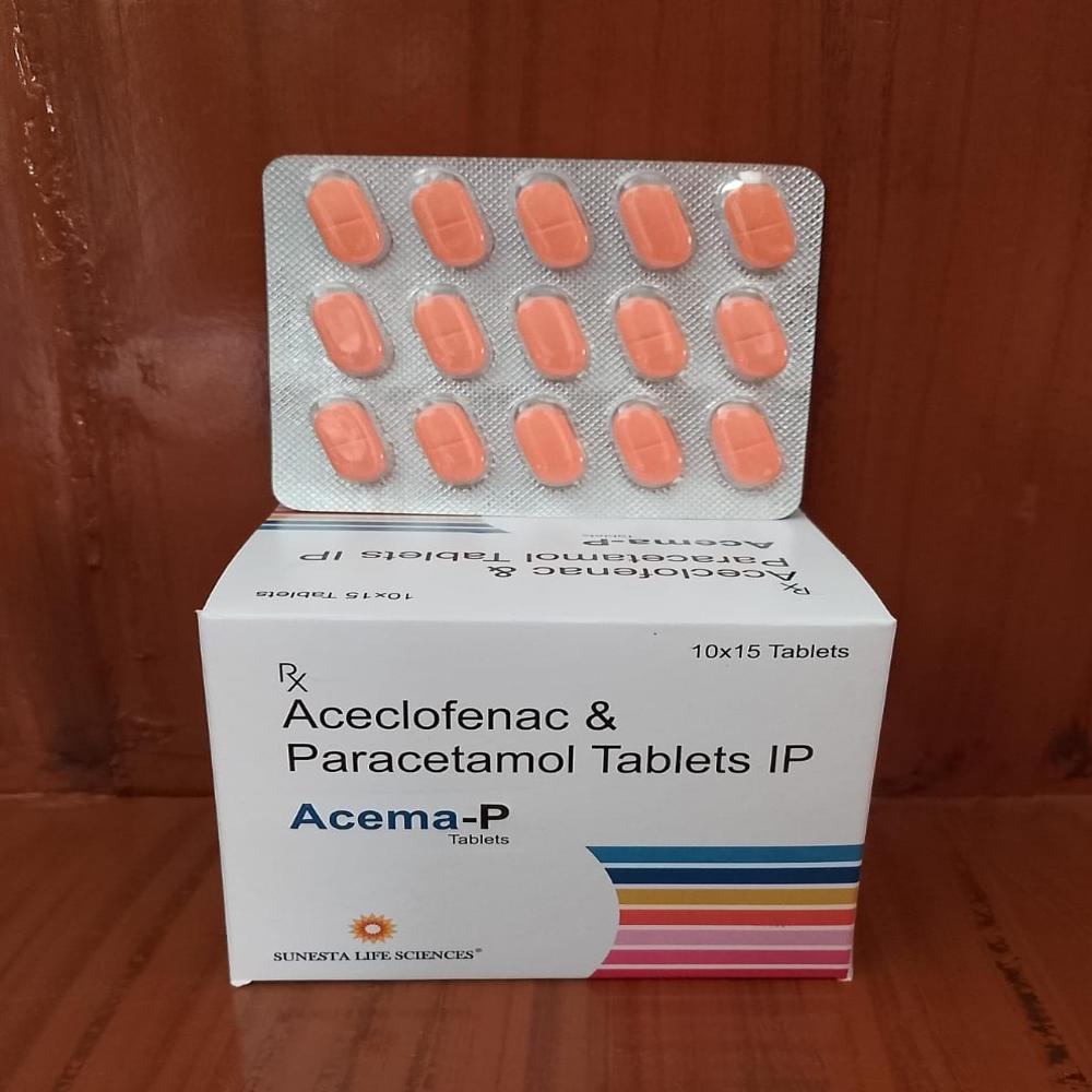 Aceclofenac Tablets - General Medicine, 10 Strips Per Box, 20 Boxes | Suitable For Adults, Teenagers, Women, And Aged Persons