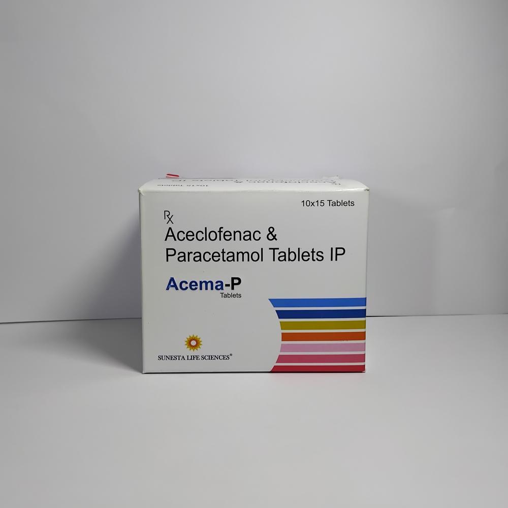 Aceclofenac Tablets - General Medicine, 10 Strips Per Box, 20 Boxes | Suitable For Adults, Teenagers, Women, And Aged Persons