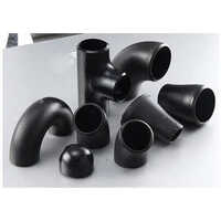 Carbon Steel Fittings - Carbon Steel, Polished Finish, Black Color | 1-year Warranty, Aisi Standard, Compatible With Steel Pipes