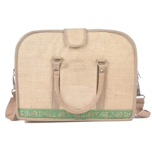 Rectangular Jute Office Bag