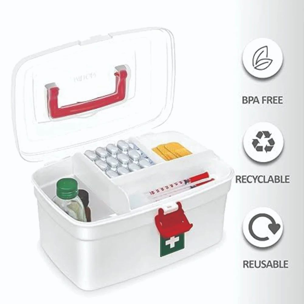 Portable First Aid Kit Box 