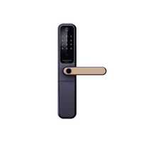 ByYou Mortise Smart Door Lock with 5 Way Unlocking Fingerprints, In-built Bluetooth, PIN Code, RFID Tag, Manual Key (BlackGold)