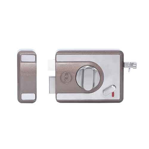 Cbs-Cinco Stark Series Premium Rim Main Door Lock Knob Inside Brown - Color: Sliver