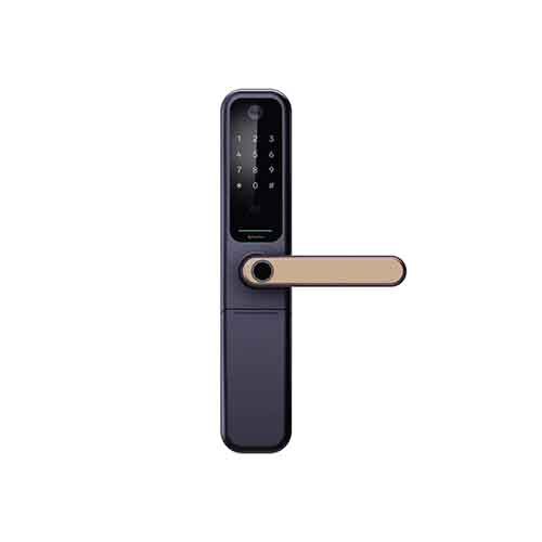 Byyou Mortise Smart Door Lock With 5 Way Unlocking Fingerprints In-Built Bluetooth Pin Code Rfid Tag Manual Key (Blackgold) - Color: Black Gold