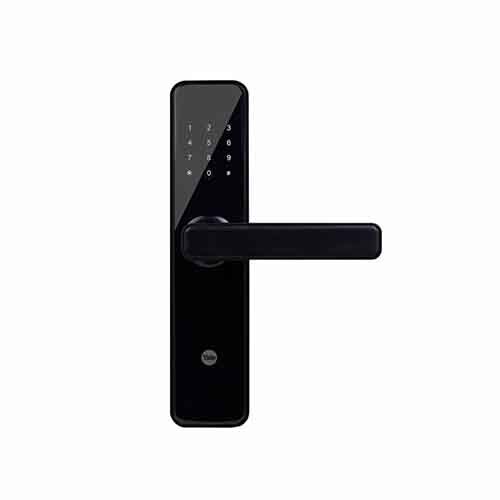 YDME 50Pro Smart Door Lock, Black, PIN, RFID, Manual Key Access