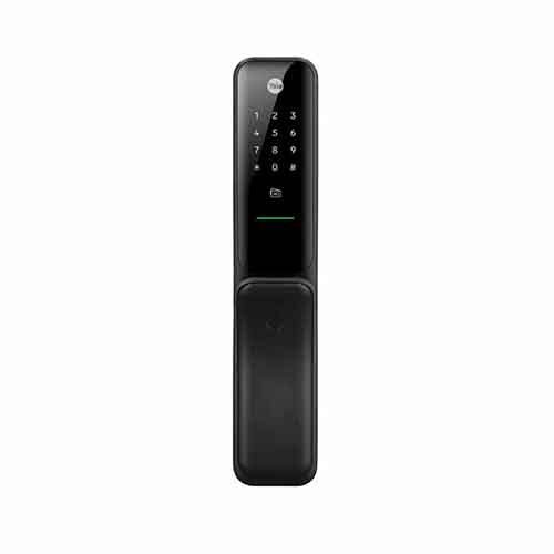 Yale Kyra Pro, Push Pull Smart Lock, with fingerprint, PIN, RFID, Manual Key, Black