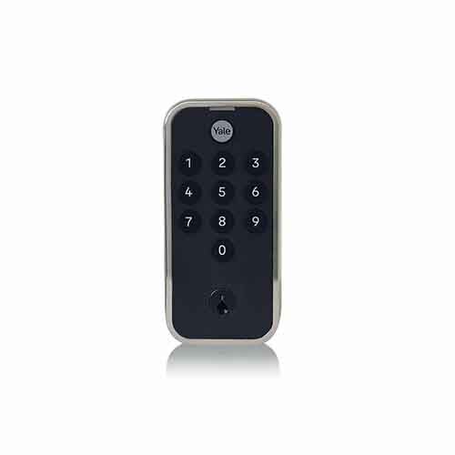 Yale TYE Digital Lock, Satin Nickel Finish, with PIN and Manual Key