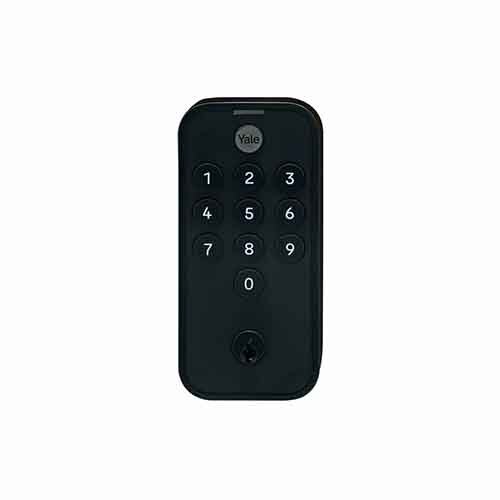 Yale Tye Digital Lock Black Color With Pin And Manual Key - Finish: Mirror Finish