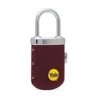 Ytp3311231 Travel Series, Gem Combination Lock, Burgandy - Color: Red