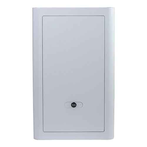 Classic Fingerprint Safe Locker For Home And Office 580W1 - White Multi Bolt Locking - Color: White
