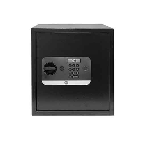 Yale Stellar Biometric Safe Locker With Keypad- Extra Large For Home And Office 390db2 41litres - Color: Black