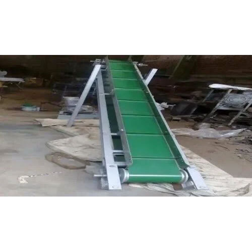 Garbage Handling Conveyor - Color: Green Grey
