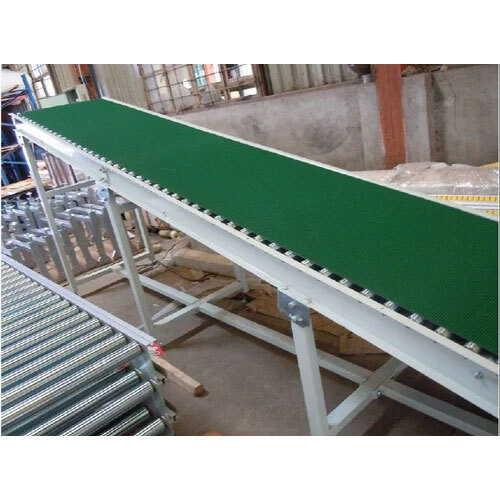 Gravity Roller Conveyor - Color: Green Blue