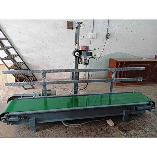 Bag Stitching Conveyor - Color: Green Grey