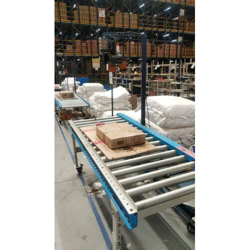 Roller Conveyor - Color: Blue Silver