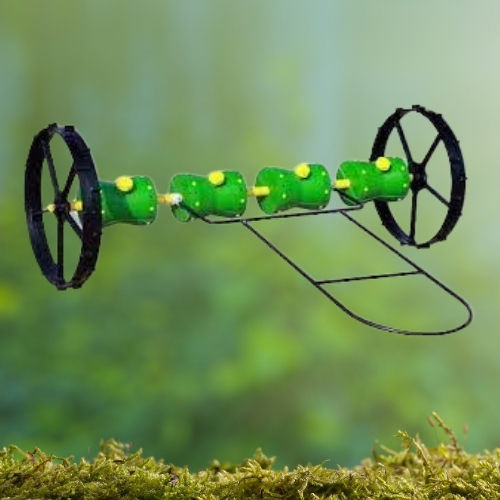 Manual Paddy Drum Seeder - Color: Green