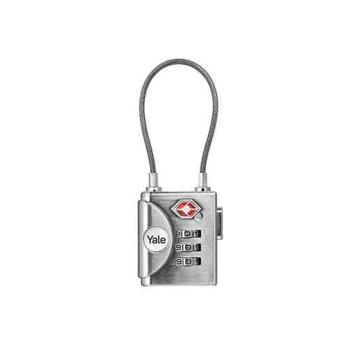 YTP3323501 Travel Sentry Approved (TSA) Travel Padlock with Flexi Wire Shackle