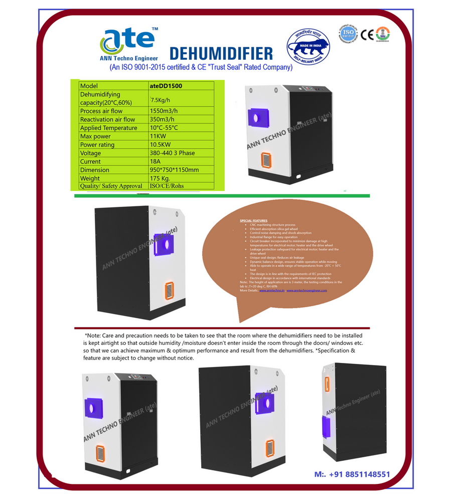  Desiccant Dehumidifiers