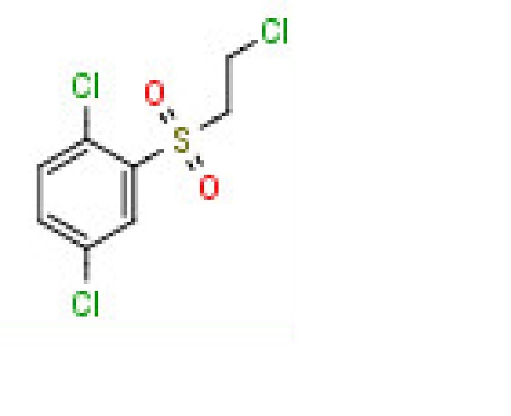 1,4-Dichloro-2- [(2-chloroethane)sulfonyl]benzene