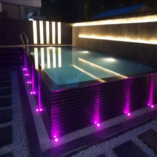 Lighted Swimming Pool