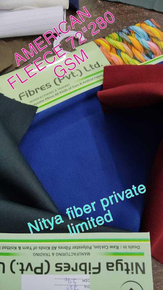 High Quality American Fleece Fabric - 280 GSM, 72 Inches Wide | Soft Texture, Versatile for Apparel and Home Goods
