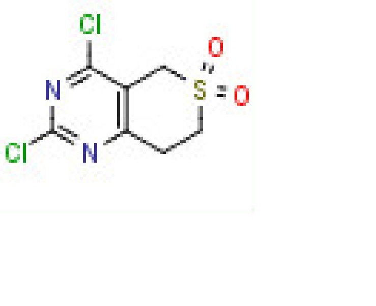 2,4-Dichloro-7, 8-dihydro-5H-S,S-di-oxoisothiopyrano[4,3-d]pyrimidine