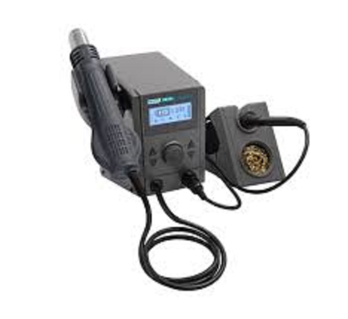 Quick 707d+ 2 In 1 Soldering Station And Smd Rework Station - Color: Black