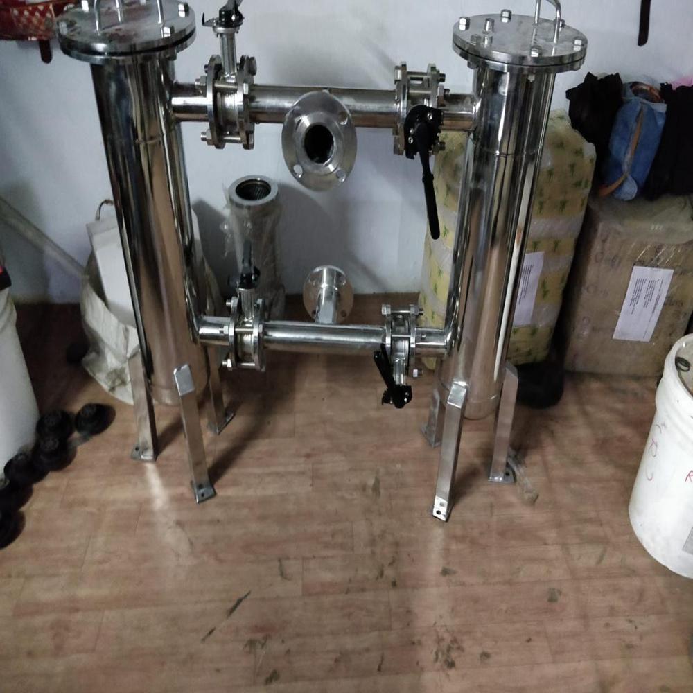 Ss Duplex Filter Housing - Color: Silver